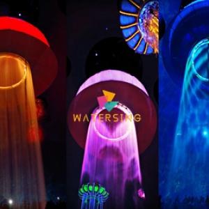 Graphical Water Curtain Circular Shape